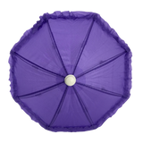 Purple Umbrella with Ruffle 5" (Each)