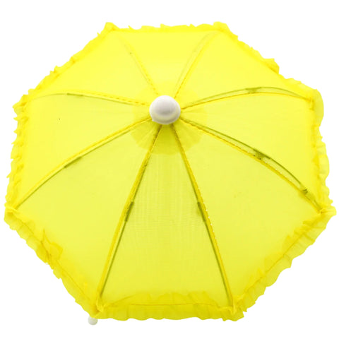 Yellow Umbrella with Ruffle 5" (Each)