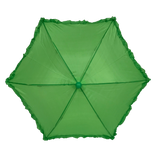 Green Umbrella with Ruffle 14.5" (Each)