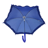 Royal Blue Umbrella with Ruffle 14.5" (Each)
