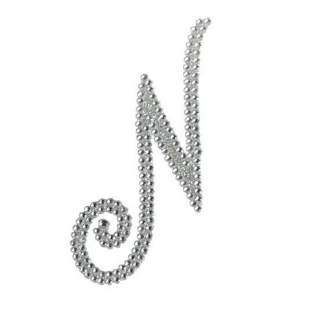 Glitter Script Letter "N" (Each)