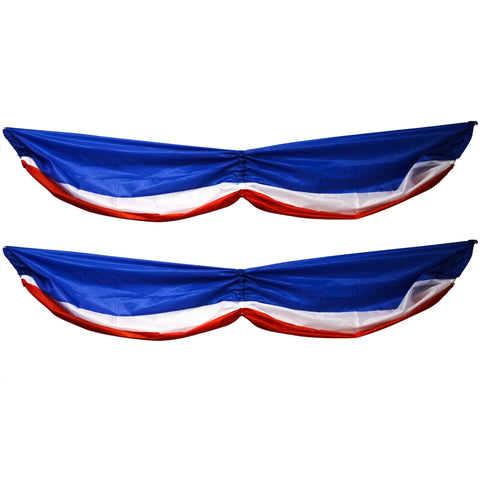 Red, White and Blue Bunting - 5' x 10" (Each)