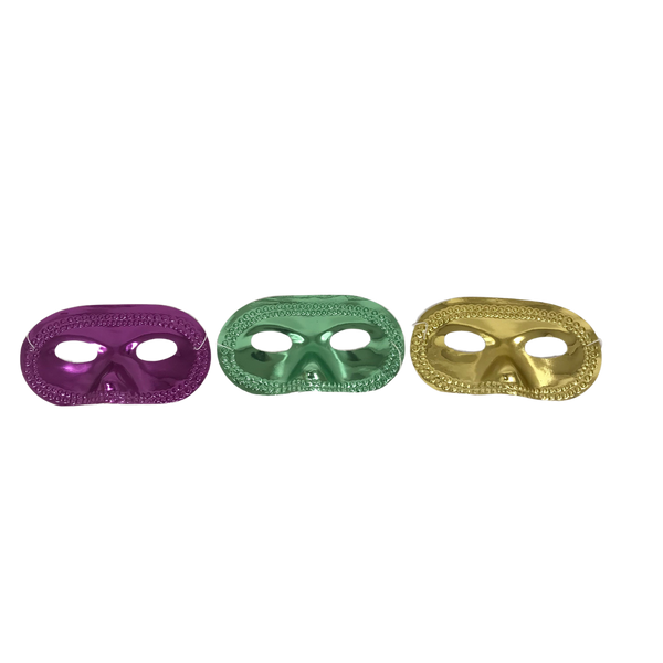 ARTIST'S BEST 4 Piece Plastic Mask with Elastic Strings | 8-1/8 (20.6 cm)  x 6-1/8 (15.6 cm) | Durable & Versatile | Perfect for Mardi-Gras 