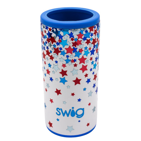 12oz Star Spangled Skinny Can Cooler (Each)