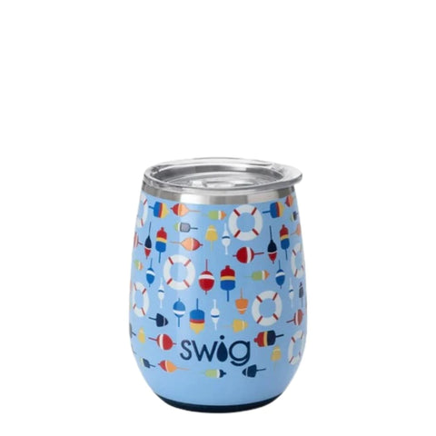 SWIG 14 oz Bobbing Buoys Stemless Wine Cup (Each)
