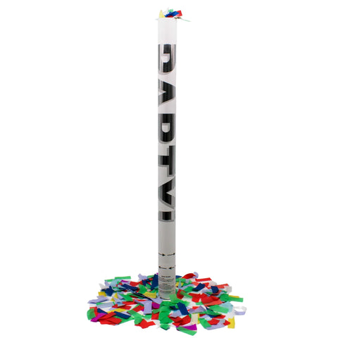 Rainbow Paper Confetti Cannon 31" (Each)