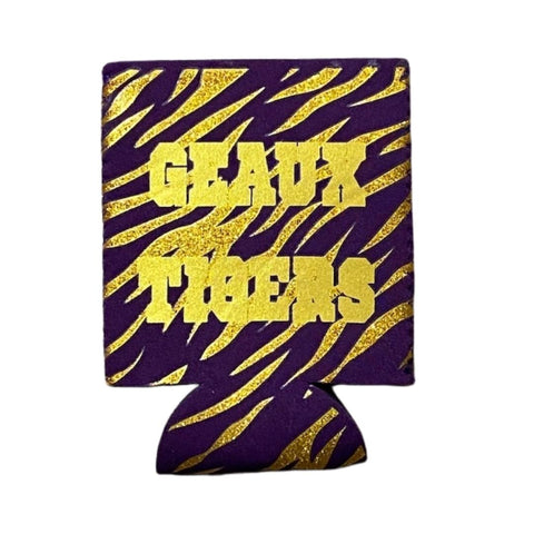 Geaux Tigers Glittered Coozie (Dozen)