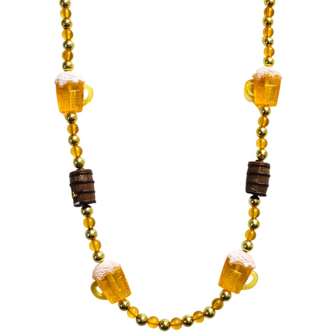 40" Beer Mugs and Keg Necklace (Each)