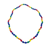 38" Acrylic Rainbow 12mm Bead Necklace (Each)