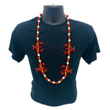 40" Crawfish with Red and Pearl White Beads (Each)