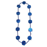 40" Skull and Sword Medallion Mardi Gras Beads (Each)
