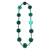 40" Skull and Sword Medallion Mardi Gras Beads (Each)