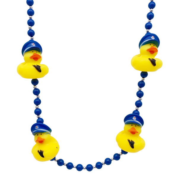 rubber duck mardi gras necklace