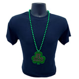 33" St. Patricks Bead with Shamrock Medallion (Each)