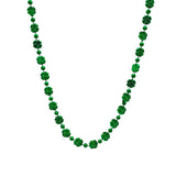 36" Four Clover Bead Necklace - Metallic Green (Each)