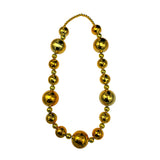 44" 20/40/60mm Gold Globe Necklace (Each)