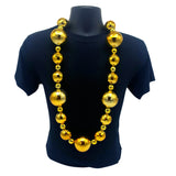 44" 20/40/60mm Gold Globe Necklace (Each)