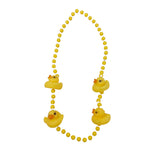 42" Yellow Rubber Duck Mardi Gras Beads (Each)