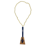 33" 7.5mm Gold Noisemaker Black or Gold Beads (Each)
