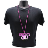 36" 8mm Hot Pink Naughty Girl Bead (Each)
