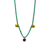 33" 7mm with 3 Piece 20mm Jingle Bells - 3 Colors (Each)