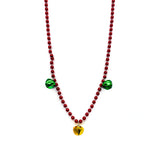 33" 7mm with 3 Piece 20mm Jingle Bells - 3 Colors (Each)