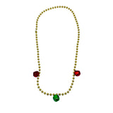 33" 7mm with 3 Piece 20mm Jingle Bells - 3 Colors (Each)