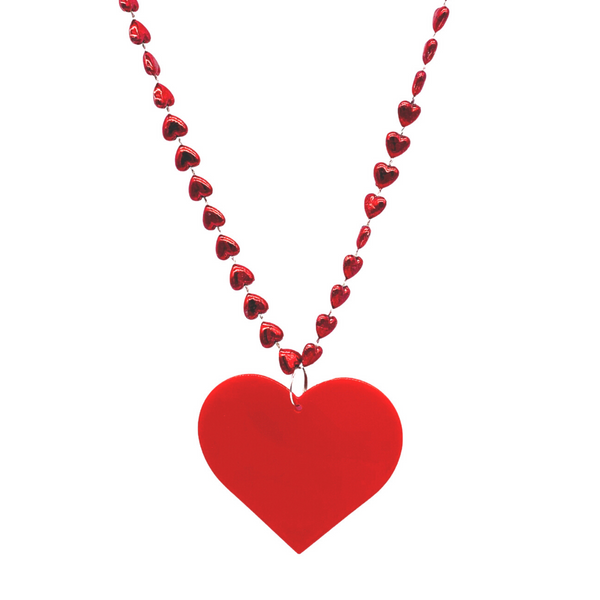 18-28 Tinsel Heart Work Form: Metallic Red [XX764924