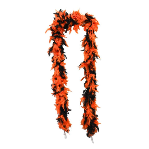 6' Black and Orange Boa (Each)