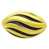 7" Black and Metallic Gold Foam Football (Sack of 40)