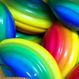 7" Rainbow Foam Football (Sack of 40)