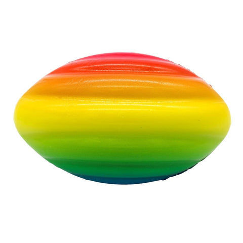 7" Rainbow Foam Football (Sack of 40)