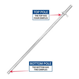 Mardi Gras Banner Flag & Pole Kit (Each)