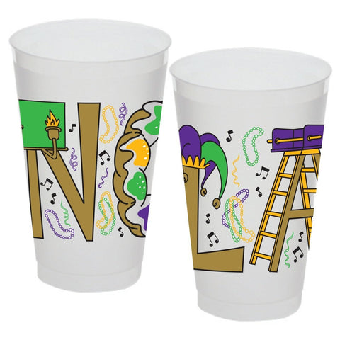 20oz NOLA Mardi Gras Cup (Sleeve of 25)
