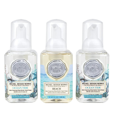 Mini Foaming Soap Set - Ocean Tide (2) and Beach (Set)