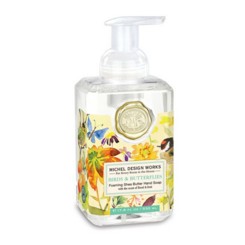 Michel Design Works Birds & Butterflies Foaming Soap (Each)