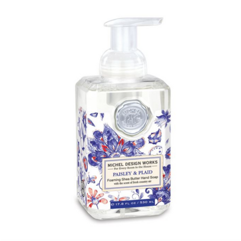 Michel Design Works Paisley & Plaid Foaming Soap (Each)