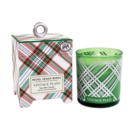 Michel Design Works Vintage Plaid 6.5 oz. Soy Wax Candle (Each)