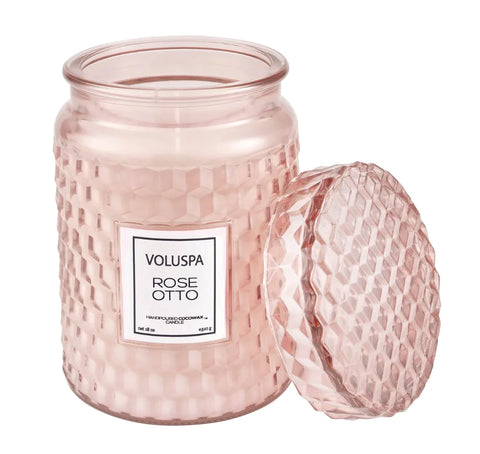 Voluspa Rose Otto 18oz Large Jar Candle (Each)