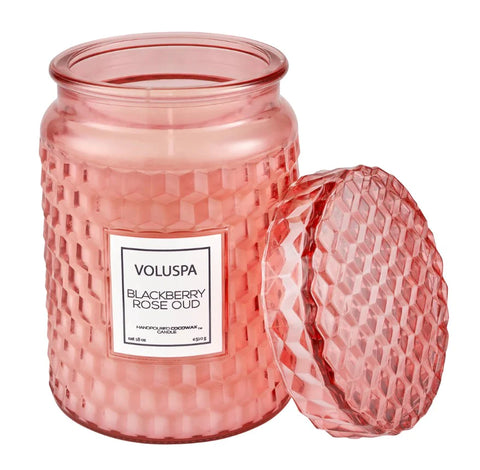 Blackberry Rose Oud 18oz Large Jar Candle (Each)