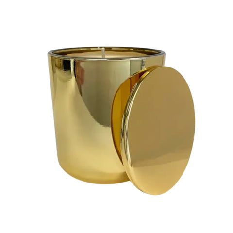 Japanese Quince 8oz Gold Candle (Each)