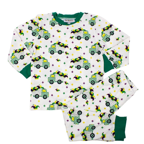 Mardi Gras Trucks Pajama Set (Each)