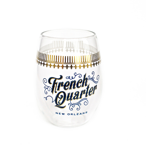 French Quarter Stemless Wine Glass (Each)