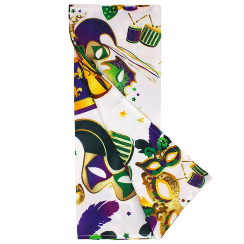 18" x 28" All Things Mardi Gras Kitchen Towel (Each)