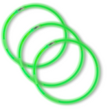 8" Green Glow Bracelet (Tube/50 Pieces)