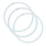 22" White Glow Necklace (Tube/50 Pieces)