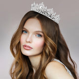 Teardrop Stone Accented Ornate Princess Tiara (Each)