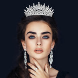 Teardrop Stone Accented Tall Princess Tiara (Each)