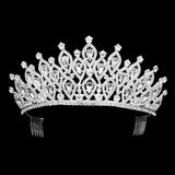Teardrop Stone Accented Tall Princess Tiara (Each)