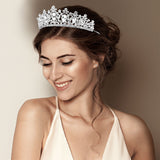 Teardrop Large Stone Accented Princess Tiara (Each)